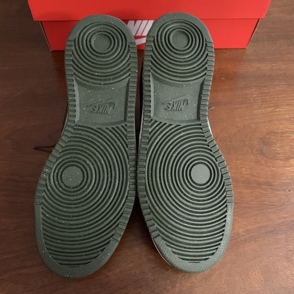 Nike Court Vision Lo NN Next Nature Cargo Khaki fashion Sneaker Shoe green 9.5 - Picture 6 of 7